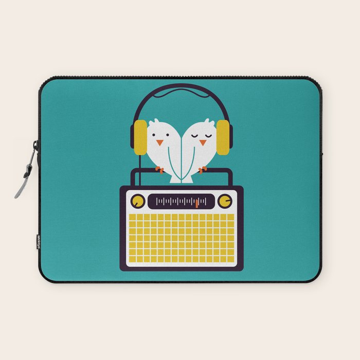 Radio Mode Love Laptop Sleeve Gallery Image 1