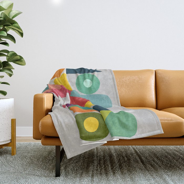 Tick Tock Machine Throw Blanket Gallery Image 1