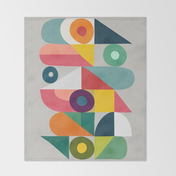 Tick Tock Machine Throw Blanket Gallery Image 2