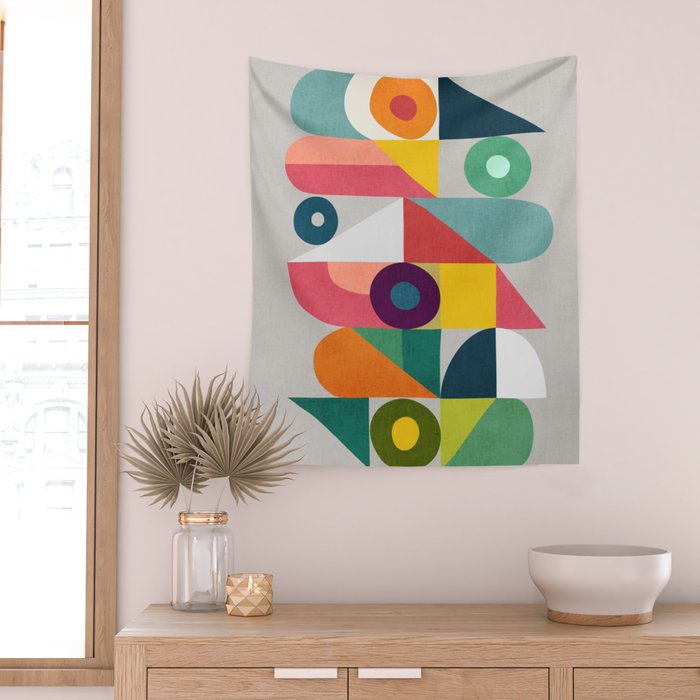 Tick Tock Machine Wall Tapestry Gallery Image 2