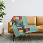 Flower Poet Throw Blanket Gallery Image 1