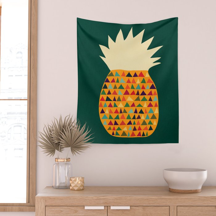 Pineapple Wall Tapestry Gallery Image 2