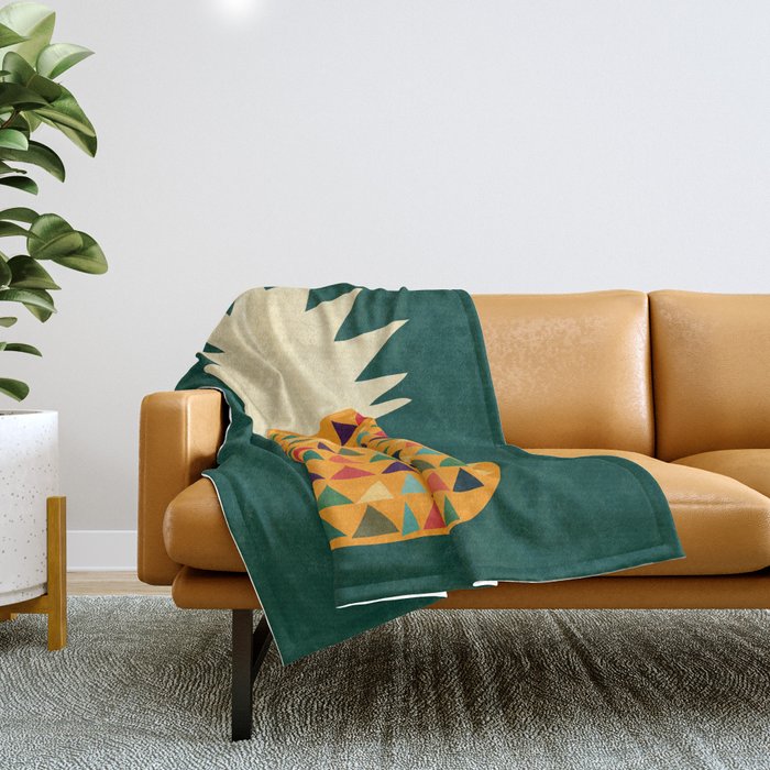 Pineapple Throw Blanket Gallery Image 1