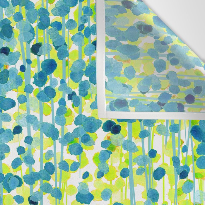 Cat in the garden under willow tree Wall Tapestry Gallery Image 3