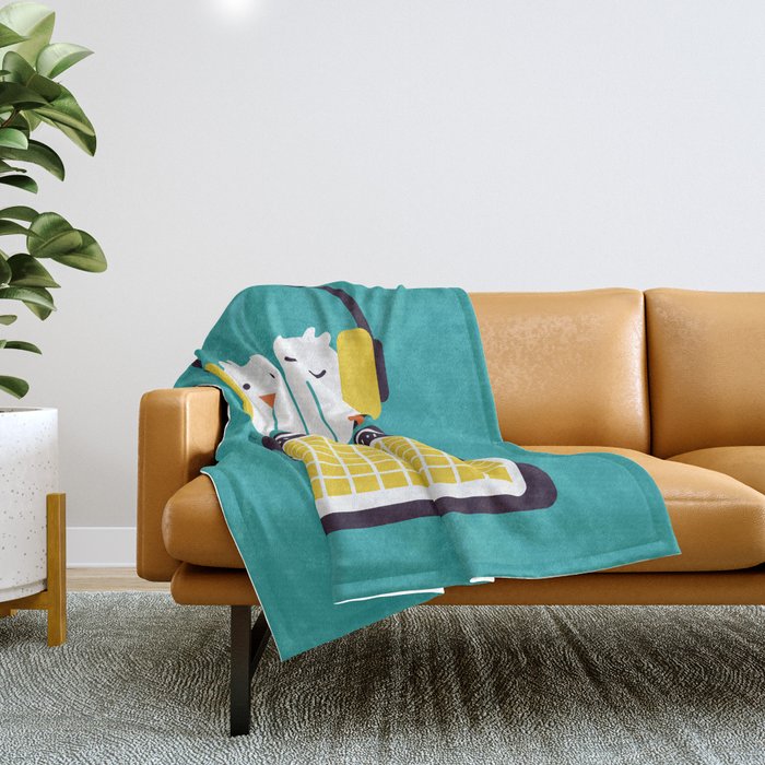 Radio Mode Love Throw Blanket Gallery Image 1