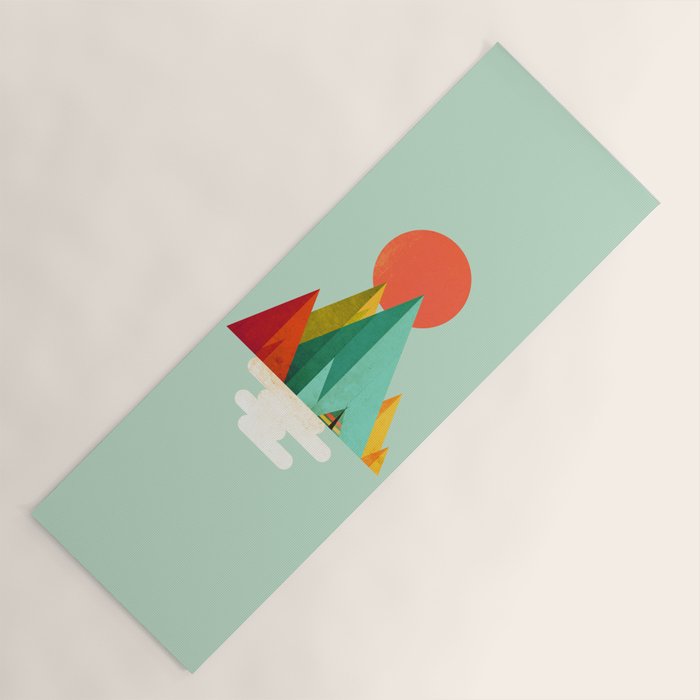 Little Geometric Tipi Yoga Mat Gallery Image 1