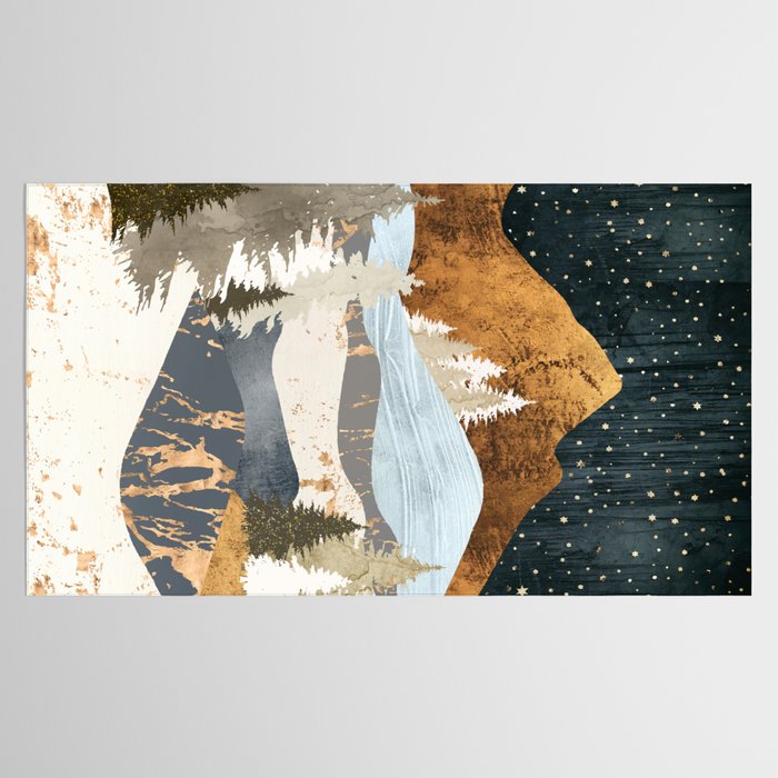 Winter Stars Tablecloth Gallery Image 2