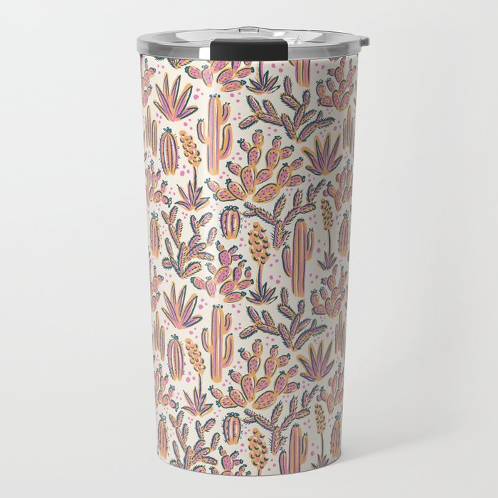 Cactus Desert - Sunset  Travel Mug Gallery Image 1