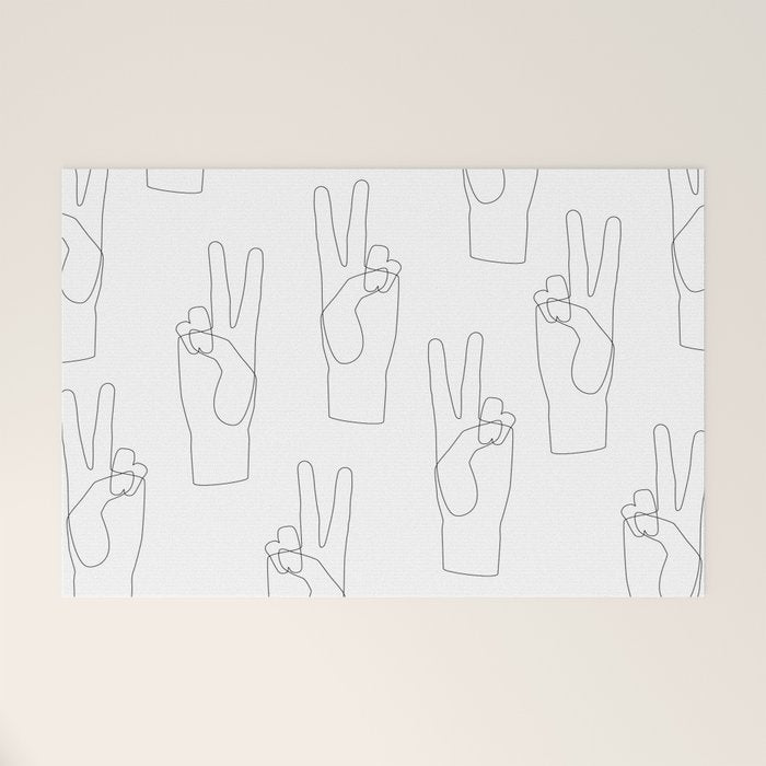 Peace Welcome Mat Gallery Image 1