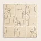 Peace Wood Wall Art Gallery Image 1