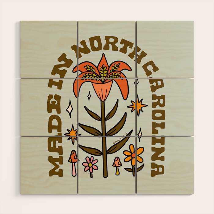 Made In North Carolina Wood Wall Art Gallery Image 1