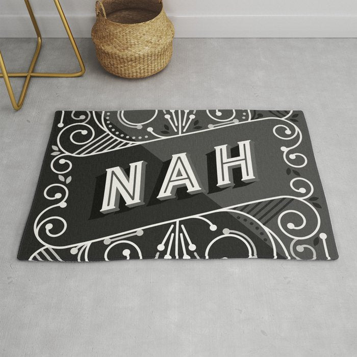 Nah - Black & Grey Palette Rug Gallery Image 1