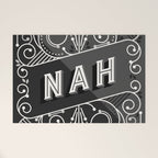 Nah - Black & Grey Palette Welcome Mat Gallery Image 1