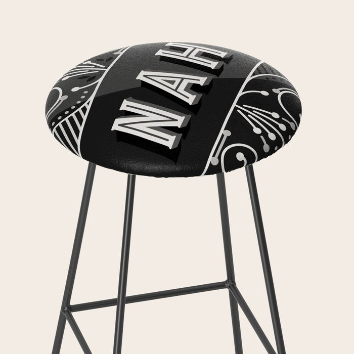 Nah - Black & Grey Palette Stool Gallery Image 2