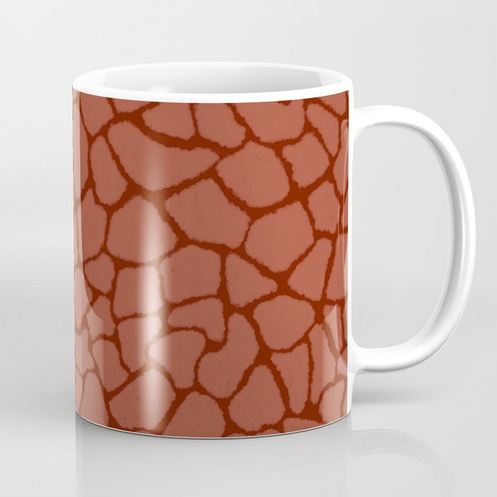 Mosaic Abstract Art Ruby Coffee Mug Gallery Image 1