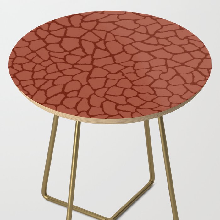 Mosaic Abstract Art Ruby Side Table Gallery Image 2