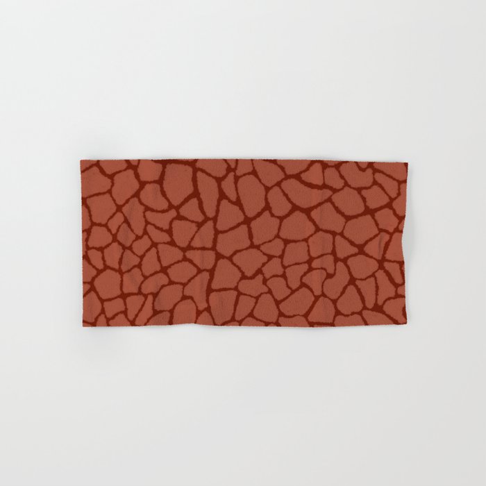 Mosaic Abstract Art Ruby Bath Towel Gallery Image 1
