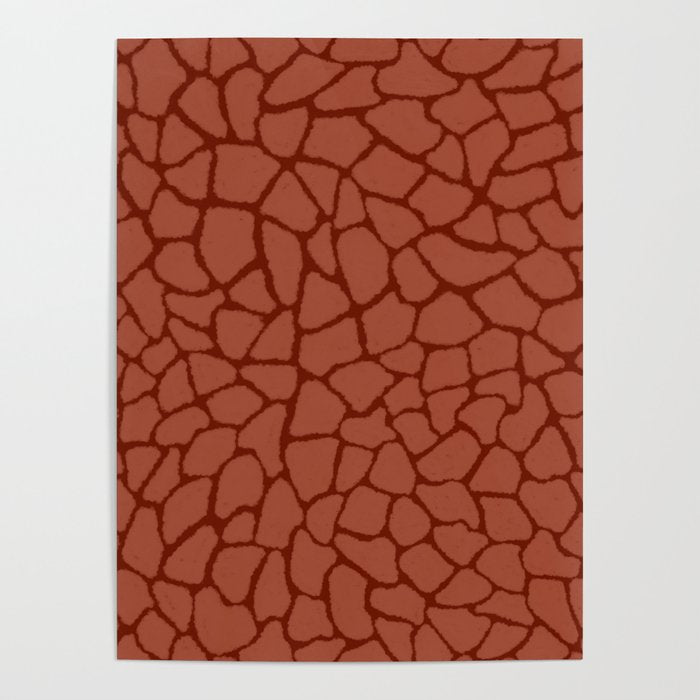 Mosaic Abstract Art Ruby Poster Gallery Image 4