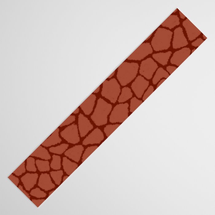 Mosaic Abstract Art Ruby Table Runner Gallery Image 3