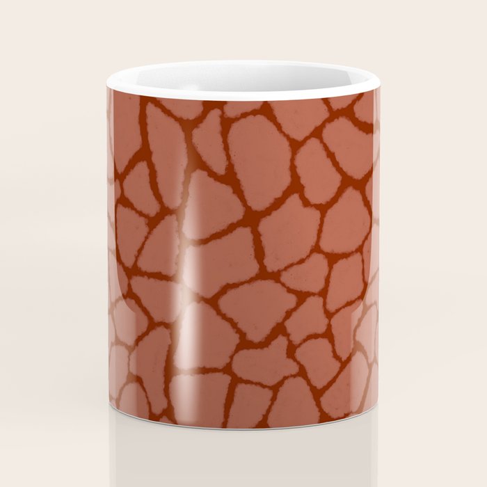 Mosaic Abstract Art Ruby Coffee Mug Gallery Image 4
