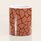 Mosaic Abstract Art Ruby Coffee Mug Gallery Image 4