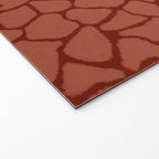 Mosaic Abstract Art Ruby Welcome Mat Gallery Image 2