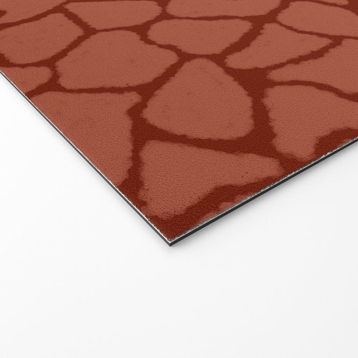 Mosaic Abstract Art Ruby Welcome Mat Gallery Image 2