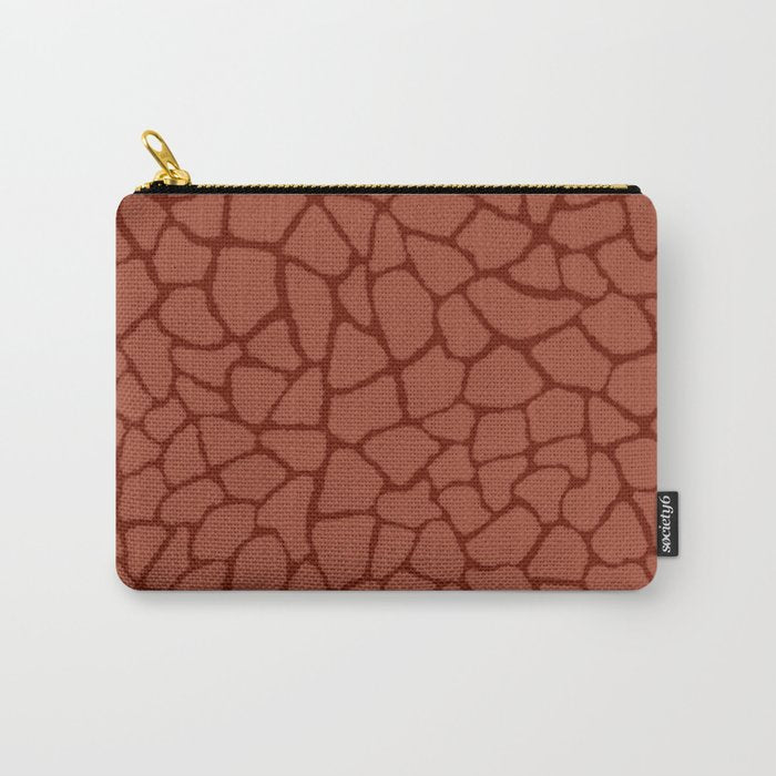 Mosaic Abstract Art Ruby Carry All Pouch Gallery Image 1