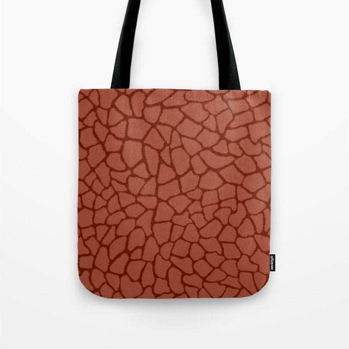 Mosaic Abstract Art Ruby Tote Bag Gallery Image 1