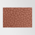 Mosaic Abstract Art Ruby Rug Gallery Image 2