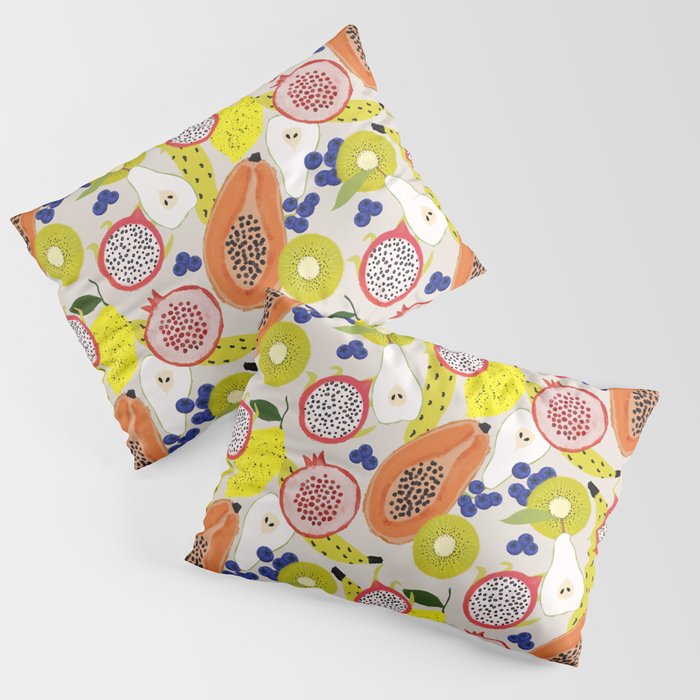 Tropical fruits Pillow Sham Gallery Image 3