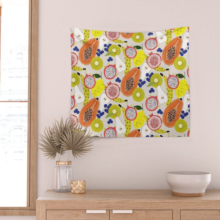 Tropical fruits Wall Tapestry Gallery Image 2