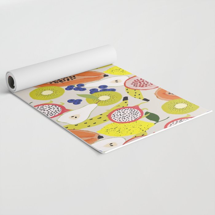 Tropical fruits Yoga Mat Gallery Image 2