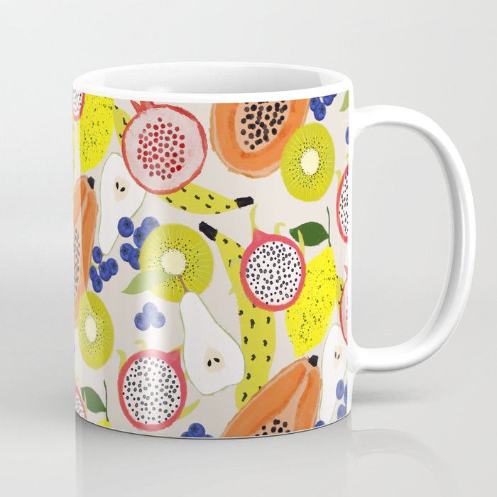 Tropical fruits Coffee Mug Gallery Image 1