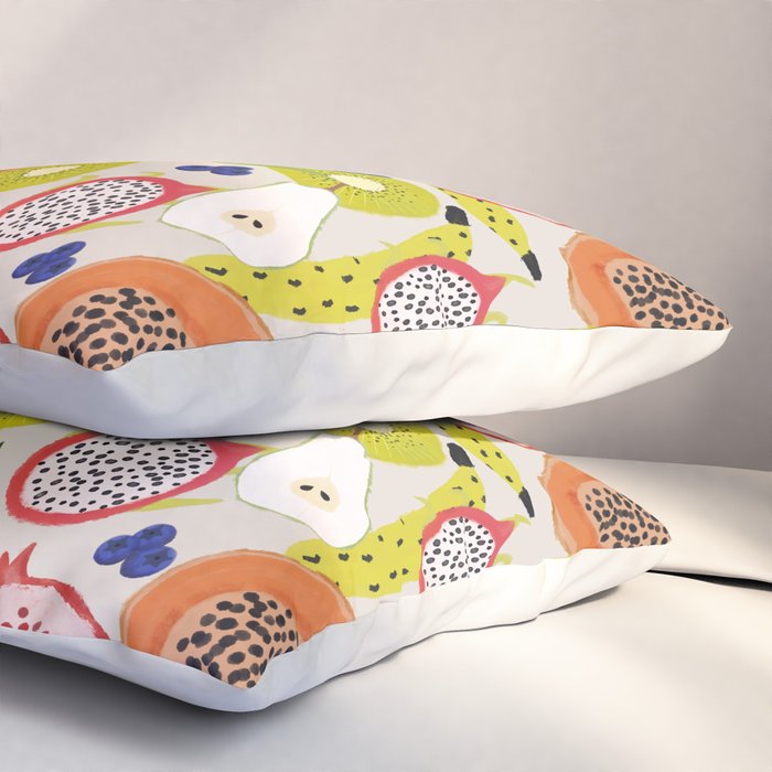 Tropical fruits Pillow Sham Gallery Image 3
