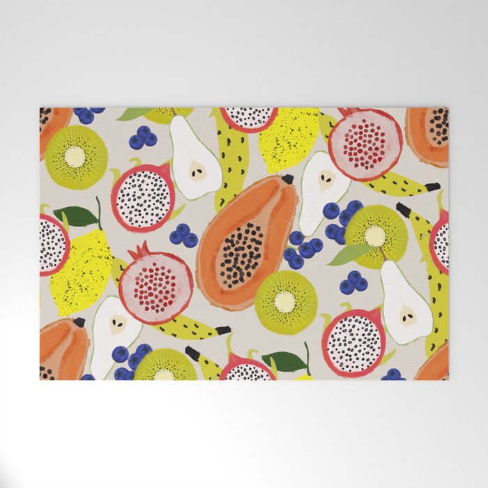 Tropical fruits Welcome Mat Gallery Image 1