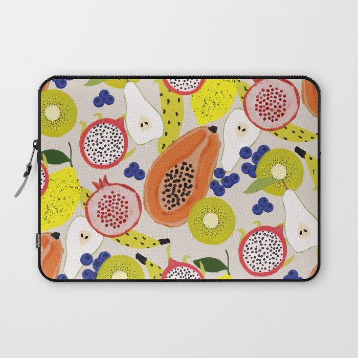 Tropical fruits Laptop Sleeve Gallery Image 1
