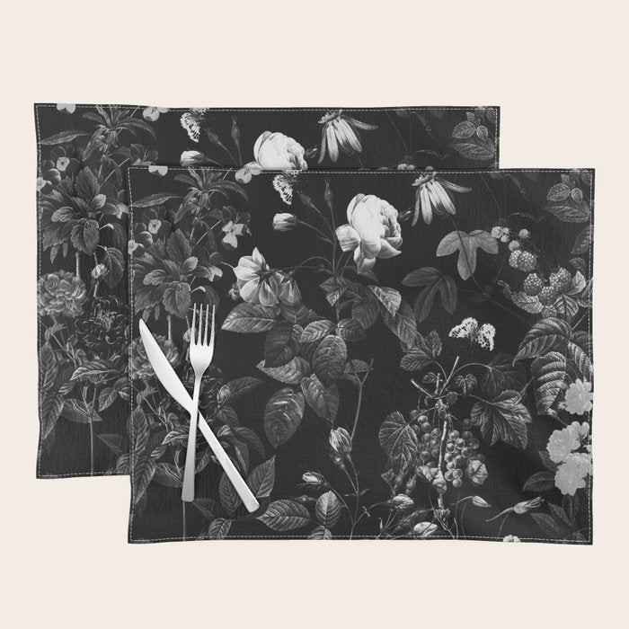 DARK FLOWER Placemat Gallery Image 1