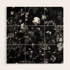 DARK FLOWER Wood Wall Art Gallery Image 1