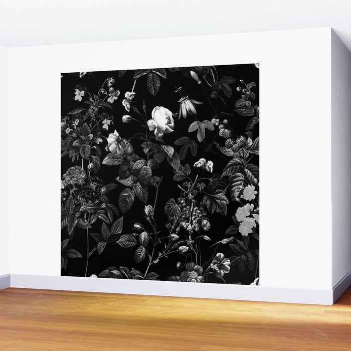 DARK FLOWER Wall Mural Gallery Image 2