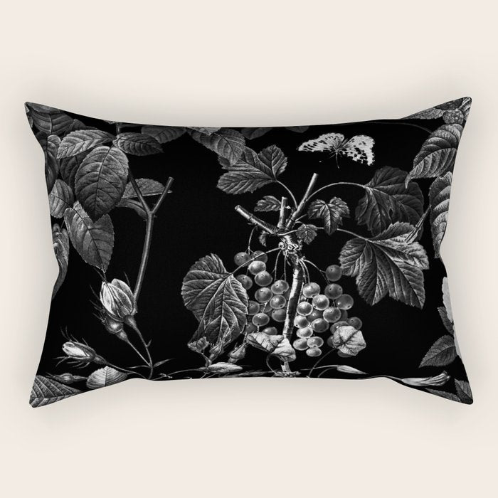 DARK FLOWER Rectangular Pillow Gallery Image 1