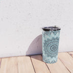 BOHOCHIC MANDALA IN BLUE Travel Mug Gallery Image 4