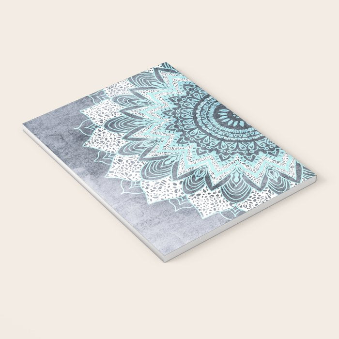 BOHOCHIC MANDALA IN BLUE Notebook Gallery Image 3
