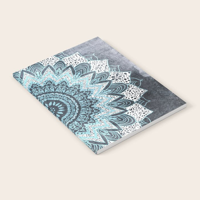 BOHOCHIC MANDALA IN BLUE Notebook Gallery Image 2