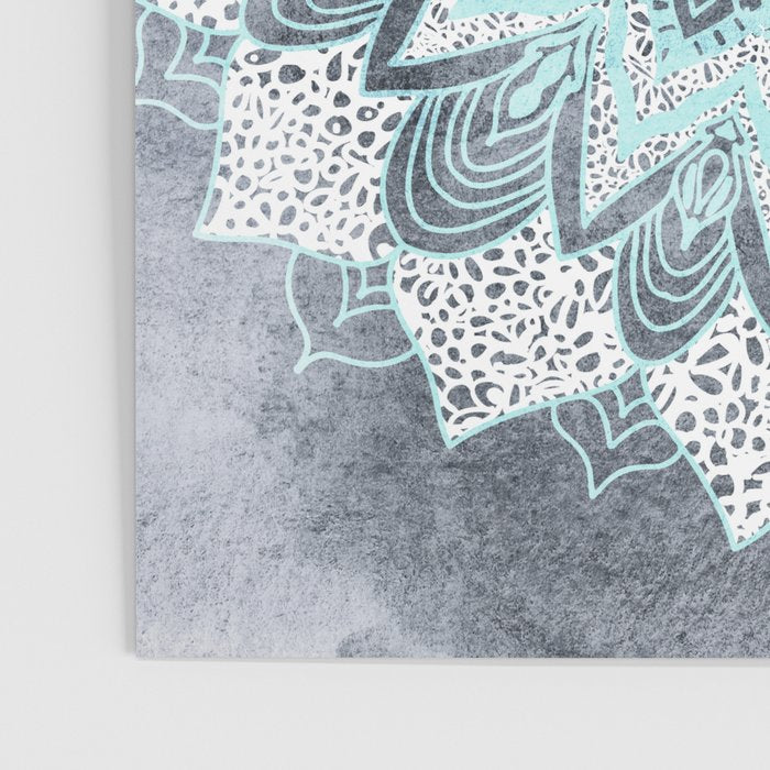 BOHOCHIC MANDALA IN BLUE Poster Gallery Image 3