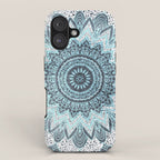 BOHOCHIC MANDALA IN BLUE iPhone Case Gallery Image 1