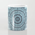 BOHOCHIC MANDALA IN BLUE Coffee Mug Gallery Image 4