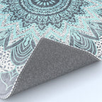 BOHOCHIC MANDALA IN BLUE Rug Gallery Image 4