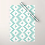 Taos - Turquoise  Wrapping Paper Gallery Image 1