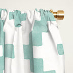 Taos - Turquoise  Window Curtain Gallery Image 2